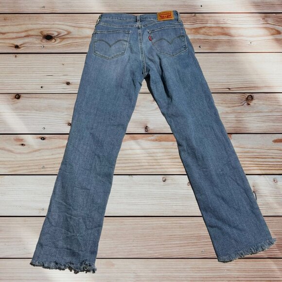 Levi's 724 Straight Leg Crops Waist 26 - Picture 2 of 11